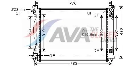 Radiator, engine cooling