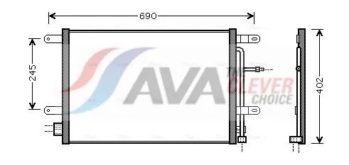 Condenser, air conditioning