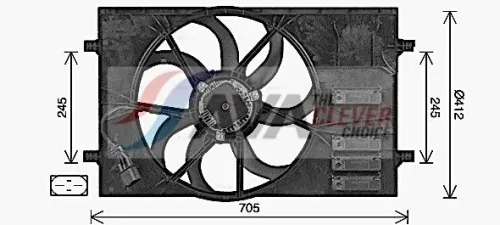 Fan, engine cooling