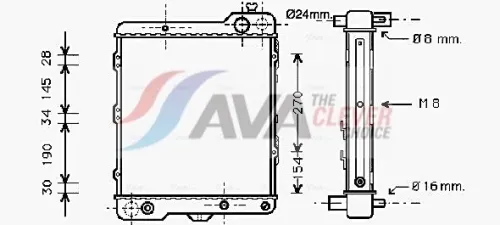 Radiator, engine cooling
