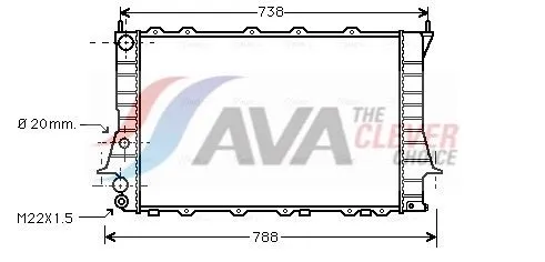Radiator, engine cooling