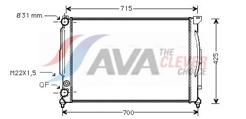 Radiator, engine cooling