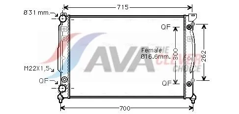 Radiator, engine cooling