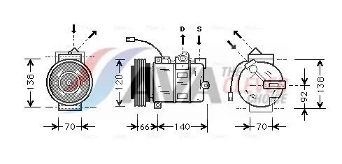 Compressor, air conditioning