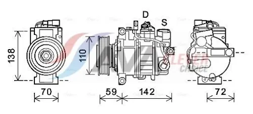 Compressor, air conditioning