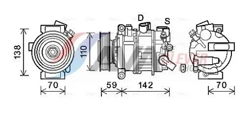 Compressor, air conditioning