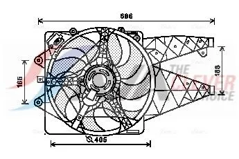 Fan, engine cooling