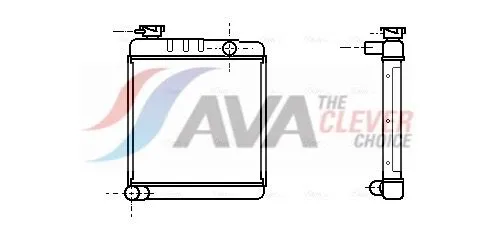 Radiator, engine cooling