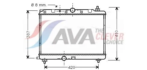 Radiator, engine cooling