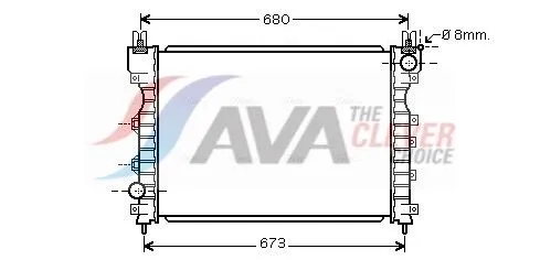 Radiator, engine cooling