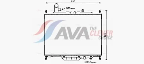 Radiator, engine cooling