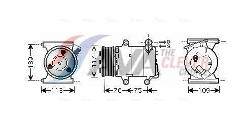 Compressor, air conditioning
