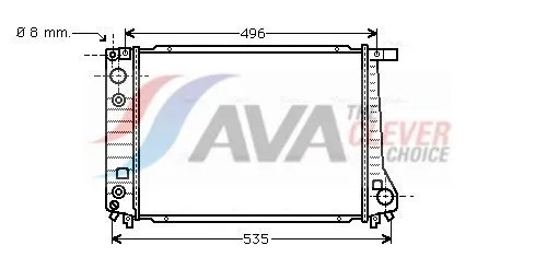 Radiator, engine cooling