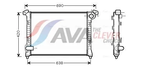 Radiator, engine cooling