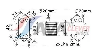 Oil Cooler, engine oil