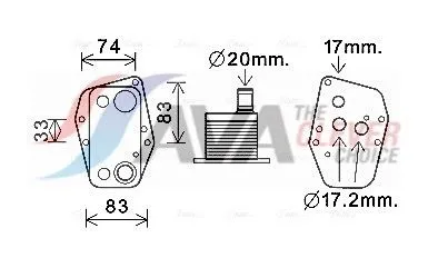 Oil Cooler, engine oil