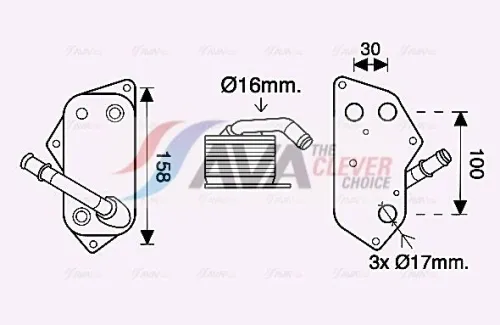 Oil Cooler, engine oil