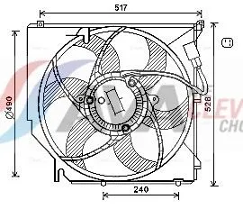 Fan, engine cooling