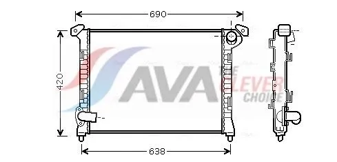 Radiator, engine cooling