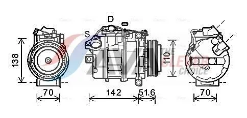 Compressor, air conditioning