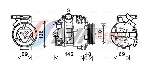 Compressor, air conditioning