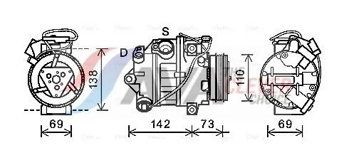 Compressor, air conditioning