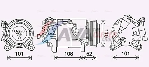 Compressor, air conditioning