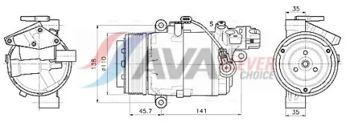 Compressor, air conditioning