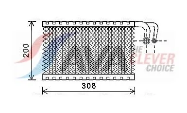 Evaporator, air conditioning