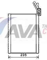 Evaporator, air conditioning