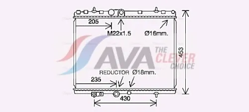 Radiator, engine cooling