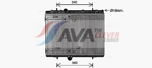 Radiator, engine cooling
