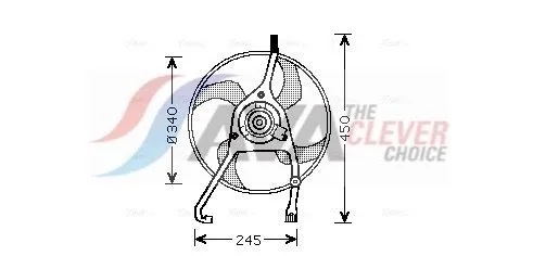 Fan, engine cooling