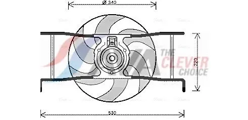 Fan, engine cooling