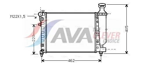 Radiator, engine cooling