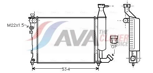 Radiator, engine cooling