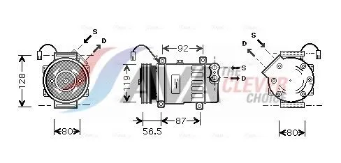 Compressor, air conditioning