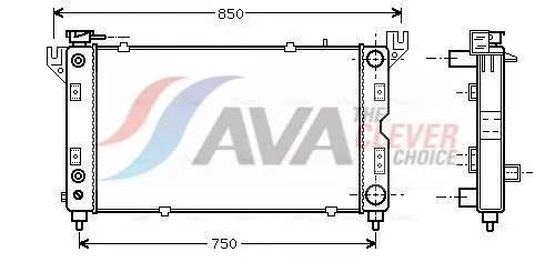 Radiator, engine cooling