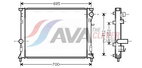 Radiator, engine cooling