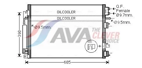Condenser, air conditioning
