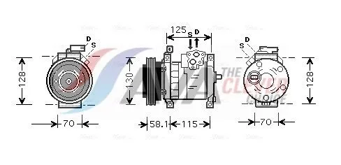 Compressor, air conditioning