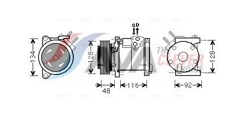 Compressor, air conditioning