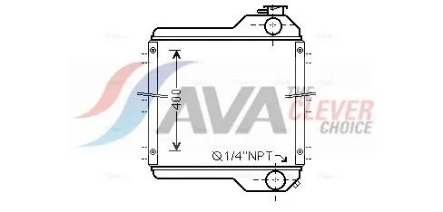 Radiator, engine cooling