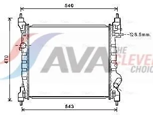 Radiator, engine cooling