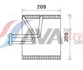 Evaporator, air conditioning