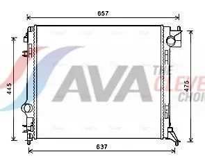 Radiator, engine cooling