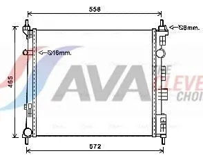 Radiator, engine cooling
