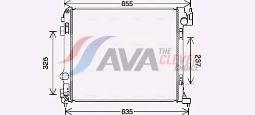 Radiator, engine cooling