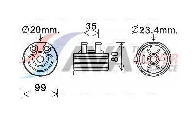 Oil Cooler, engine oil