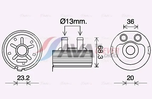 Oil Cooler, engine oil